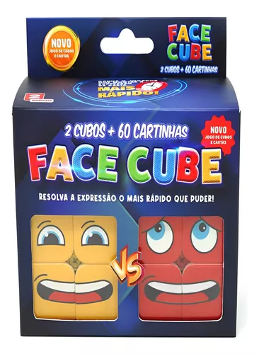 Jogo Expressões Faciais Cards e Cubos