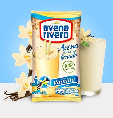Rivero Avena Polvo Vainilla Licuados Atoles Postres Desayuno