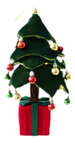 Rbol De Navidad Artificial De Tela Para Centro Altura 40 Cm