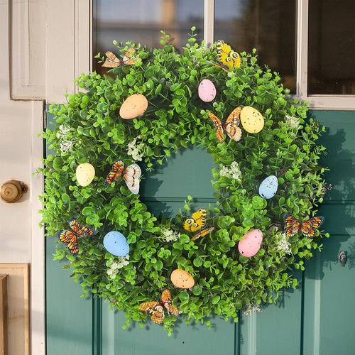 Ornamento De Guirnalda De De Huevo De Pascua Adorno Para