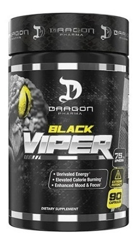 Black Viper Quemador De Grasas 90caps 