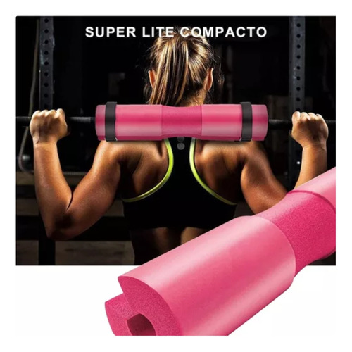 Jutang Jossfin Mx Kit Ejercicio Cojín Protector De Cuello Para Gym Pesas Barra Rosa