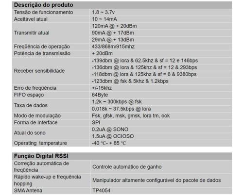 Módulo Esp32 + Lora 915mhz Ch9102f Antena Display V2.1 Ttgo