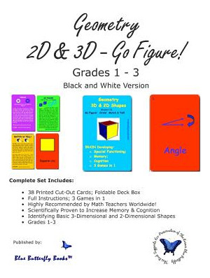 Libro Geometry 3d & 2d: Go Figure! (black & White Version...