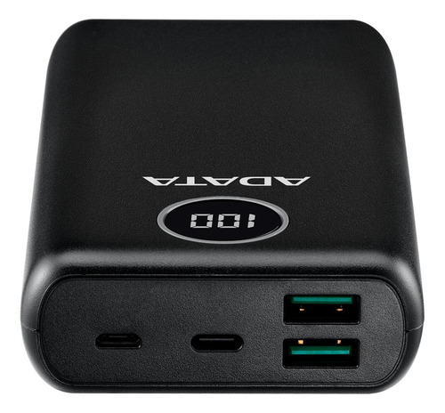 Adata Power Bank Cargador Portatil Celular P20000qcd Colores Color Negro