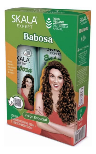 Skala Babosa Shampoo Acondicionador Aloe Vera Vegano