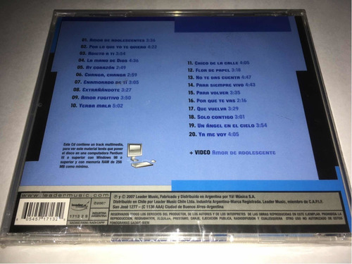 Walter Olmos 20 Grandes Éxitos Cd Nuevo Original Cerrado