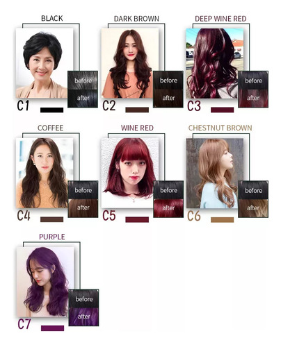 Para Champús Colorantes Instantáneos Para El Cabello De 500