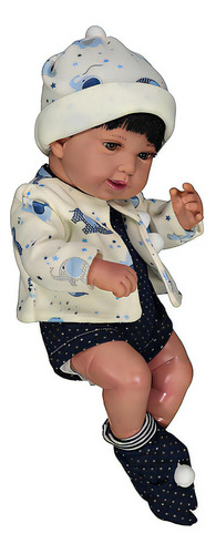 Brinquedo Infantil Bebê Reborn Menino Anny Doll Cotiplás