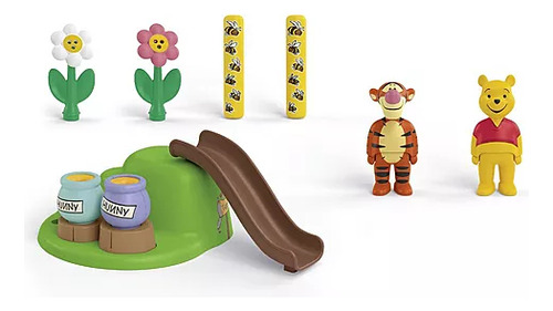 Figuras para Armar Junior y Disney: El jardín de abejas de Winnie the Pooh y Tigger Playmobil