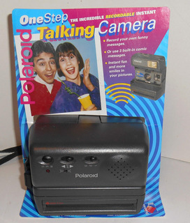 Polaroid Onestep Talking 600 instant Film Camera