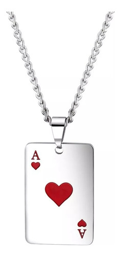 Gambito - Collar De Carta Baraja De Poker Cosplay Unisex 01