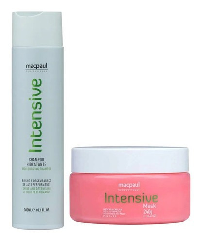 Kit Macpaul Máscara Intensive E Shampoo