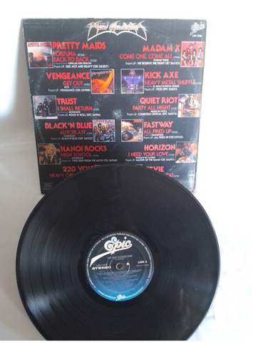 Lp Disco De Acetato De The New Glatiator Quiet Riot Kick Axe (Usado)