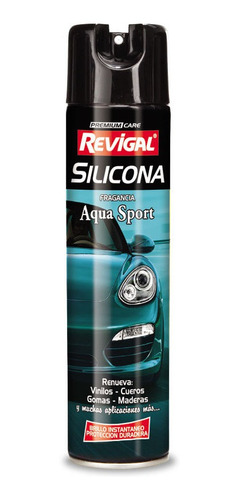 Silicona Aerosol 440 Cm3 Revigal Fragancia Acqua Sport