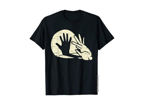Camisa De Conejo Animal Bunny Lover Shadow Play Pun