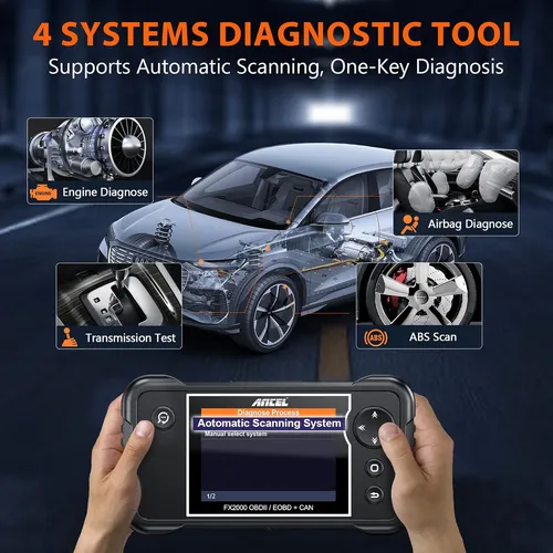 Ancel Fx2000 Obd2 Scanner Herramienta De Diagnóstico, Abs...