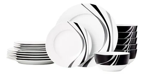 Set De Vajilla , Compatible Con Microondas Y Lavavajillas.