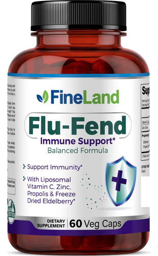 Fineland Flu-flend Inmunidad De Soporte 60capsulas