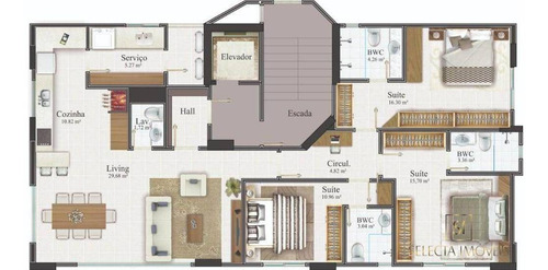 Imagem 10 de 10 de Apartamento À Venda, 125 M² Por R$ 1.370.594,69 - Centro - Balneário Camboriú/sc - Ap0963