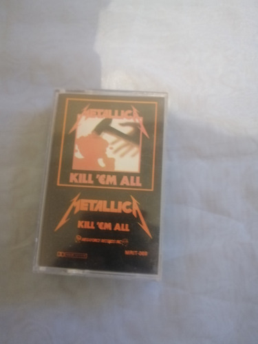 Metallica Kill Em All Cassette Megaforce Rarisimo (Usado)
