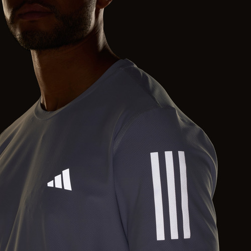 Playera adidas Correr Own The Run Hombre Gris In1501