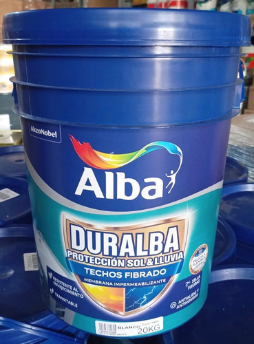 Alba Duralba Techo Fibrado Blanco 20kg