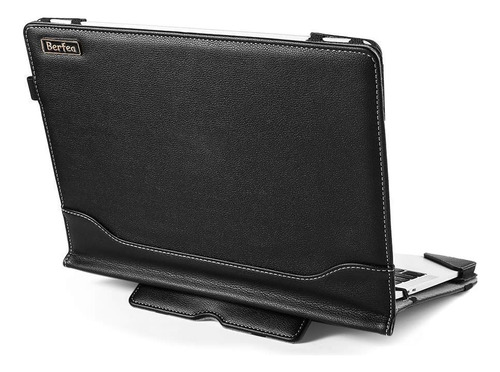 Funda Para Dell Precision 3550 Berfea Negra Cuero Sintetico