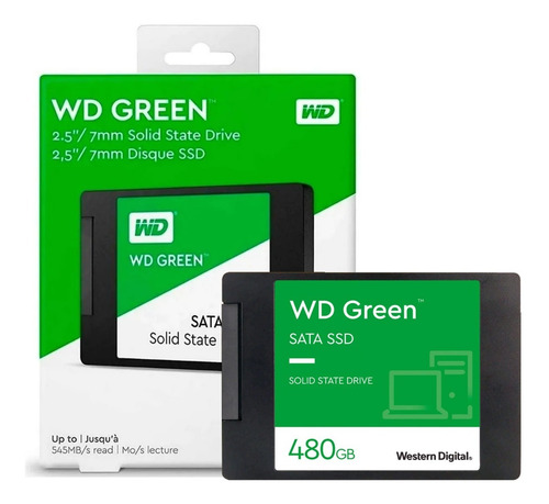 Imagen 3 de 4 de Ssd 480gb Western Digital Disco Duro Sata 2.5 Pc Laptop