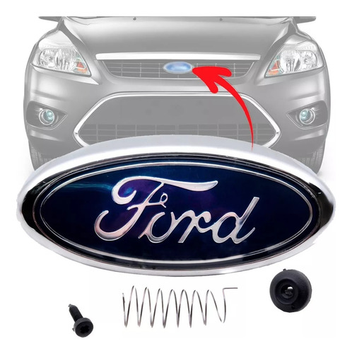 Emblema Ford Mondeo Focus Kuga Apertura De Capot Original