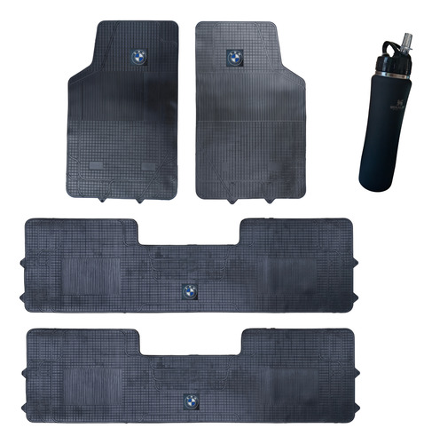 Cubre Alfombras Para Bmw 3 Filas Asientos Xizacar Negro