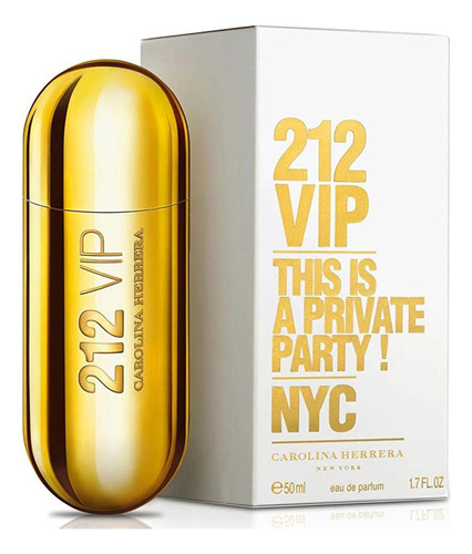 Perfume Original 212 Vip Carolina Herrera 80ml Dama 