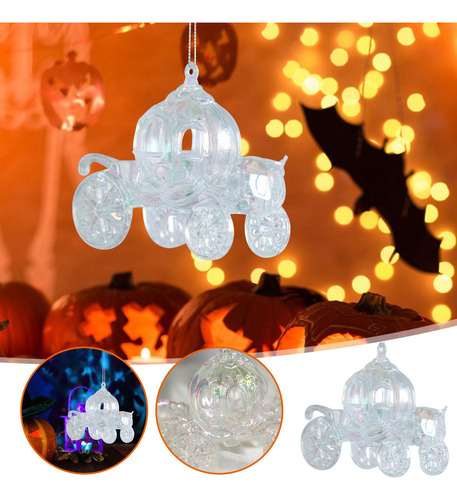 Colgante Transparente Con Forma De Calabaza Para Árbol De Na