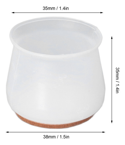 Protectores De Silicona Para Patas De Sillas, Antiarañazos Y