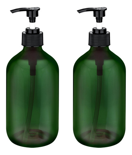 Paquete De 2 Dispensadores De Botellas Con Bomba De 16.9 Onz