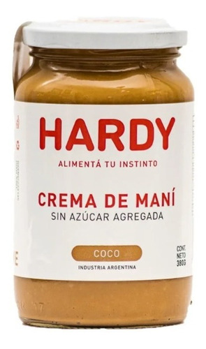 Hardy Crema De Mani Con Coco X 380 G