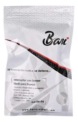 Interruptor Tactil Para Espejos 12v 5a