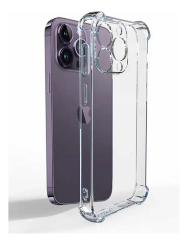 Carcasa Transparente Apple iPhone 15 Pro C/protector Cámara