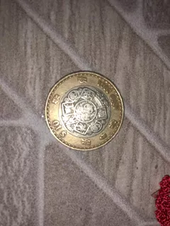 Moneda $10 Pesos Año 2001 Con Error