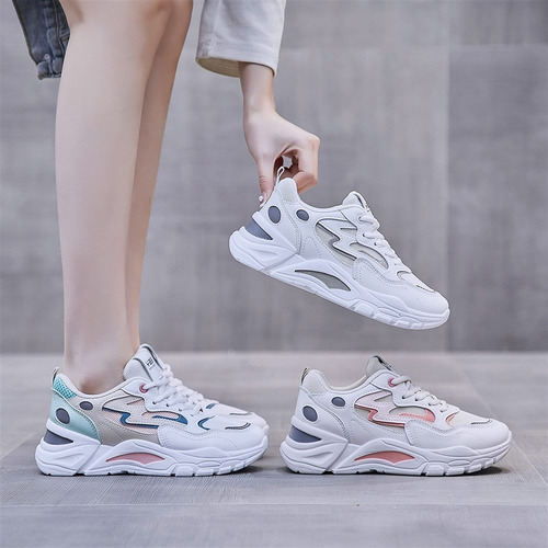 Zapatos De Tenis Cómodos Con Plataforma Informal Para Mujer