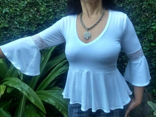 Remeras Peplum Hasta Talle Xxxl!!