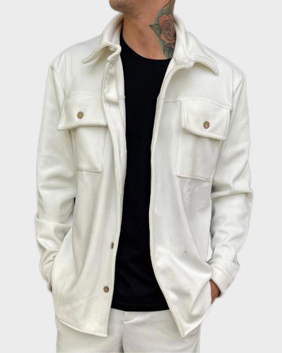 Campera Hombre Camisaco Corderoy Bifaz Abrigo Alta Calidad
