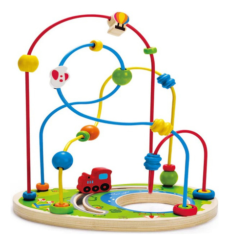 Hape , Laberinto De Cuentas De Madera Para Niños E1811