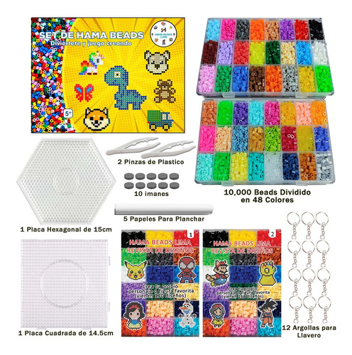 Hama Beads Set Full Color - 5mm