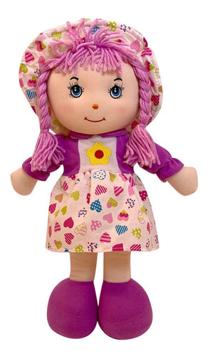 Pepona Sweet Doll Cabello Lila De 40cm.