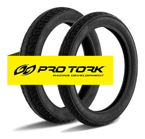 Par Pneu Protork Universal Para Moto Honda 275-18 E 90/90-18