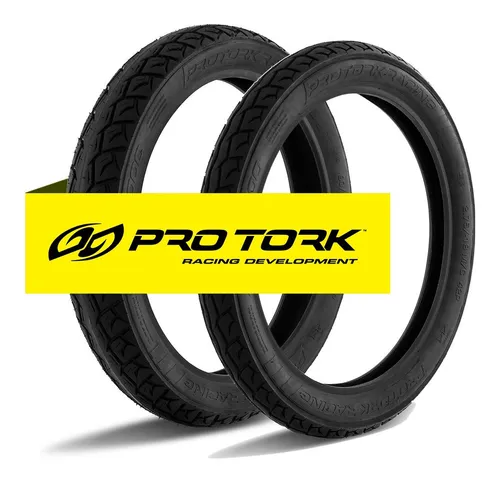 comprar Par Pneu Protork Universal Para Moto Honda 275-18 E 90u002F90-18
