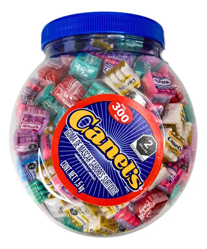 Chicles Canels Sabores Surtidos 2100 Pzas 10.5kg