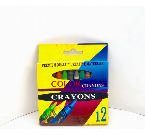 Crayon Crayones X12 Ceras Colores Pack X 10 Cajitas