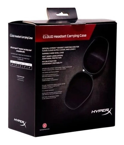 Funda Estuche Hyperx Para Auriculares Cloud Family